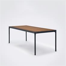 Havebord med bambus plade og alu ben - Houe Four 270x90 cm